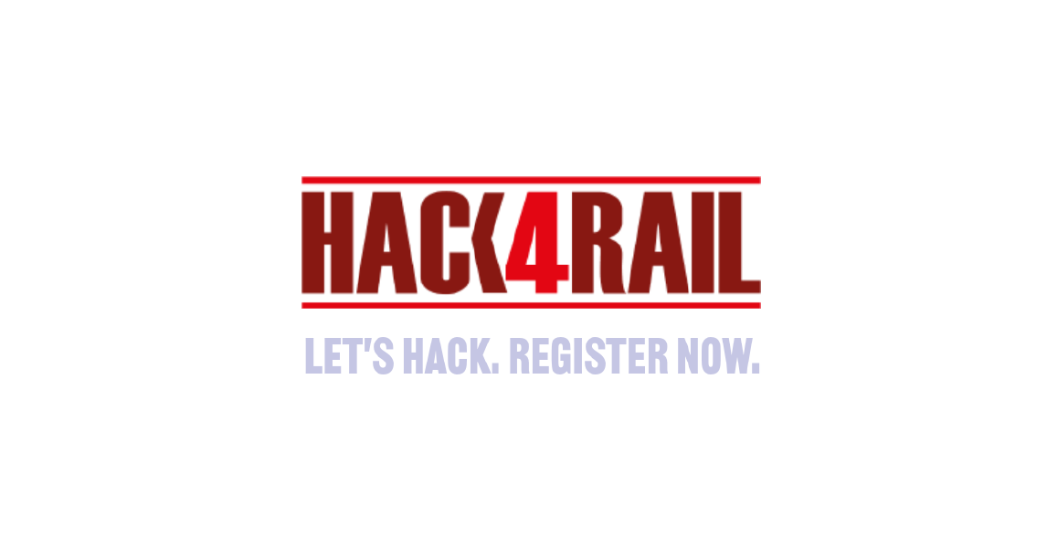 Impression of title of Hack4Rail 2026 - Driving Innovation in Rail