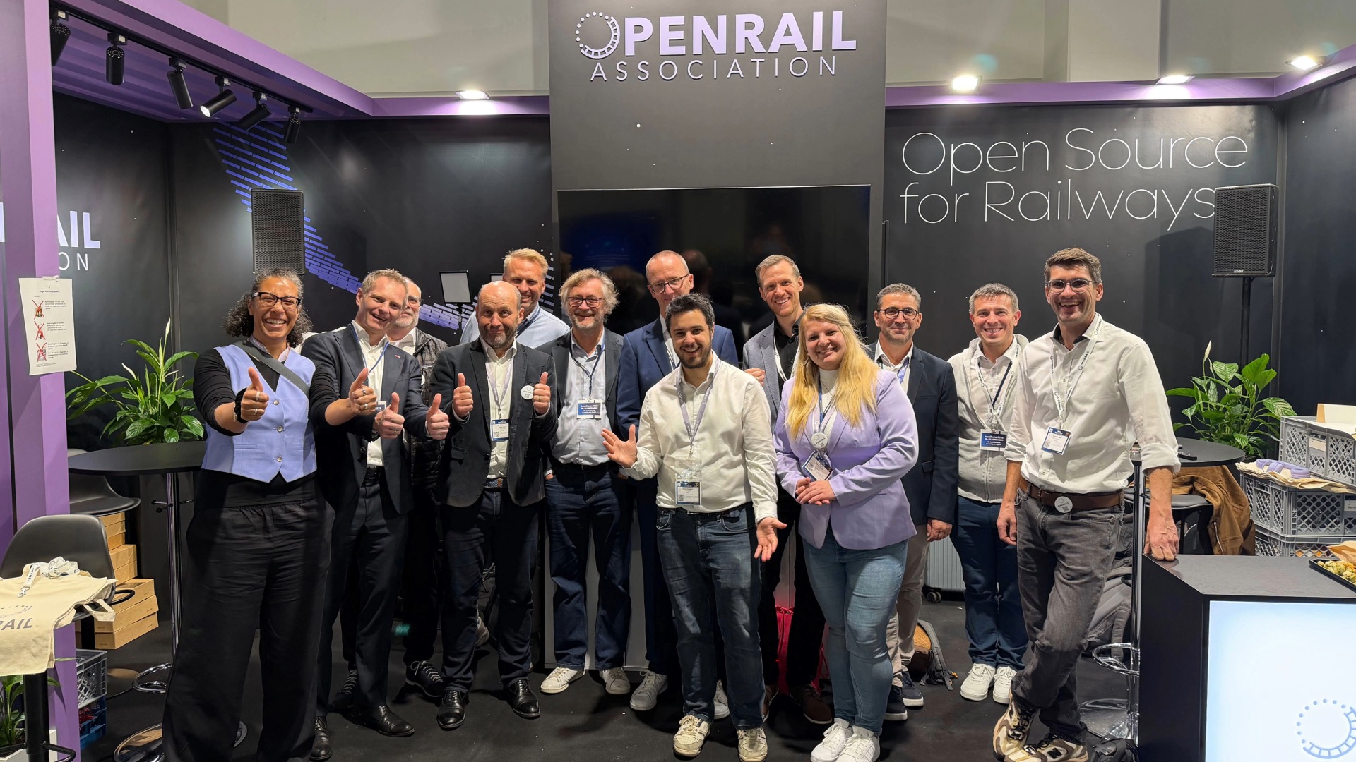 OpenRail Board and team members at InnoTrans 2026